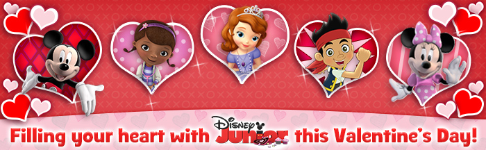 Filling your heart with Disney Junior this Valentine's Day!