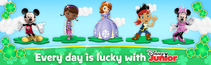 Every day is lucky with  Disney Junior