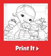 Doc McStuffins Coloring Page