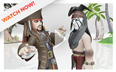 Captain Jack Sparrow meets Tonto in Disney Infinity