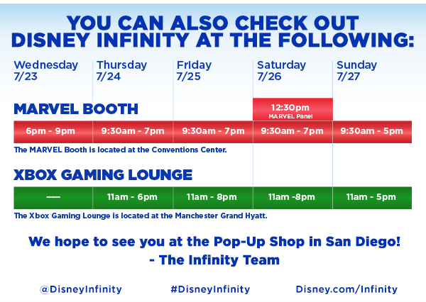Check out the 2.0 Edition of Disney Infinity in San Diego, July 23 - 27