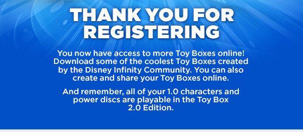 You now have access to more Toy Boxes online.