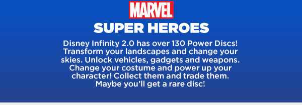 Disney Infinity has over 130 power discs.