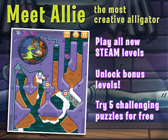 Meet Allie - the most creative alligator