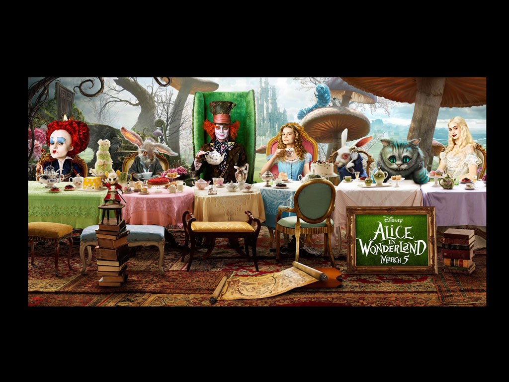 Alice in Wonderland wallpaper-size 1024x768